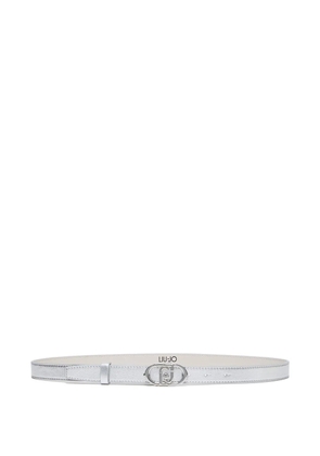 LIU JO logo buckle belt - Silver