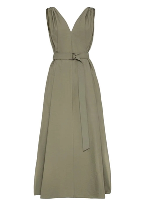 Brunello Cucinelli cotton-blend dress - Green
