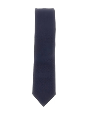 Emporio Armani patterned-jacquard tie - Blue