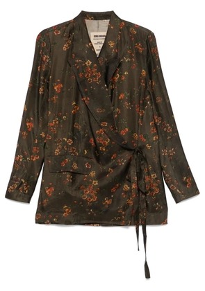 Uma Wang Khloe blazer - Brown