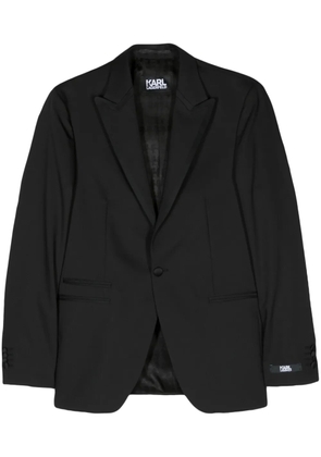 Karl Lagerfeld Peak single-breasted blazer - Black