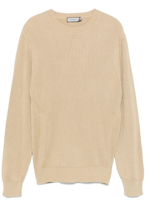 Canali ribbed-knit sweater - Brown