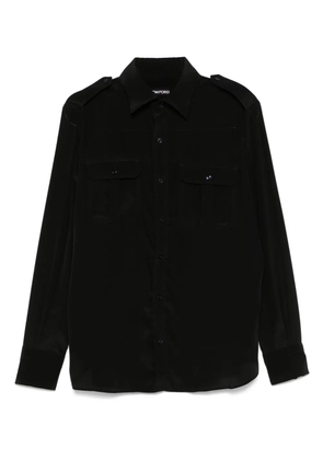 TOM FORD light-crepe shirt - Black