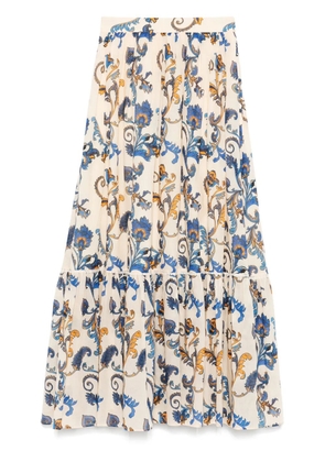 ETRO paisley-print maxi skirt - Neutrals