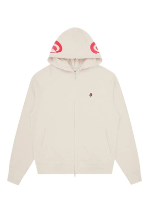 ICECREAM Icecream zip-up hoodie - White