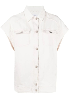 IRO Sena short-sleeve shirt - Neutrals