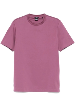 BOSS mercerized-cotton T-shirt - Purple