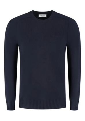 Gran Sasso crew-neck ribbed sweater - Blue