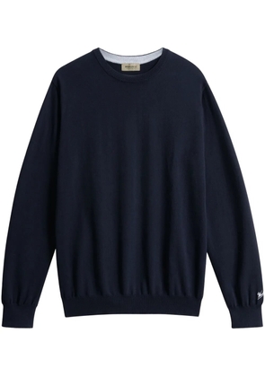 Woolrich logo-embroidered sweatshirt - Blue