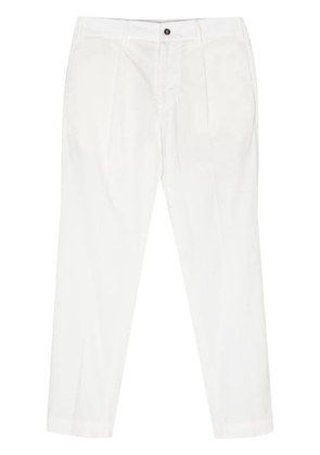 Dell'oglio mid-rise tapered-leg chinos - White