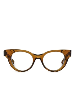 Kirk & Kirk Marilyn cat-eye glasses - Brown