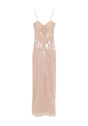 Giuseppe Di Morabito sequinned maxi dress - Neutrals
