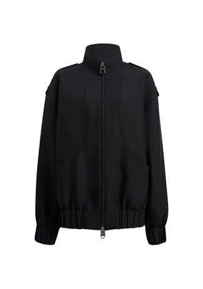 KHAITE Sigi zip high-neck bomber jacket - Black