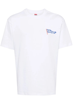 Ground Zero logo-print cotton T-shirt - White