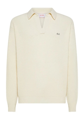 Sun68 ribbed-knit sweater - Neutrals