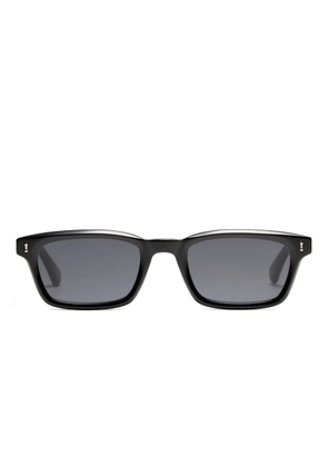 Peter And May rectangle-frame acetate sunglasses - Black