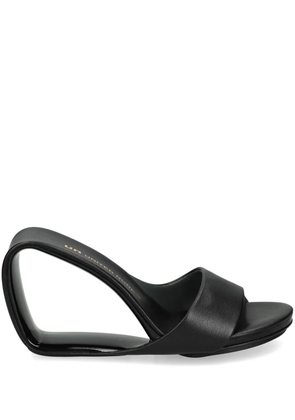 United Nude Mobius 65mm leather sandals - Black
