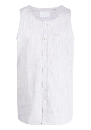 Private Stock Geronimo woven tank shirt - Grey