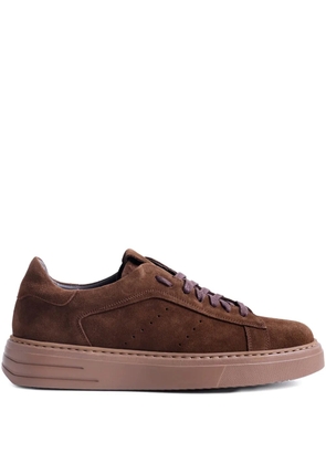 CALCE suede sneakers - Brown