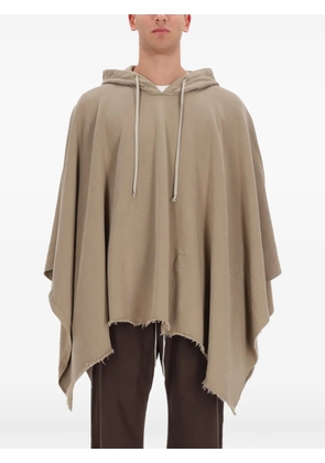 Rick Owens DRKSHDW Concordians drawstring poncho - Neutrals