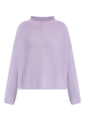 Lisa Yang high-neck jumper - Purple