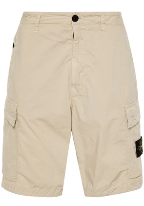 Stone Island Compass-badge cargo shorts - Neutrals