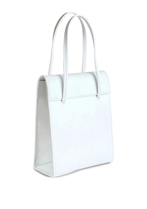Blame Lilac Frita double-handle flap handbag - White