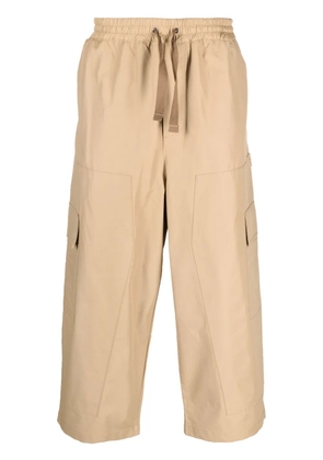 Maison Kitsuné elasticated cargo trousers - Neutrals