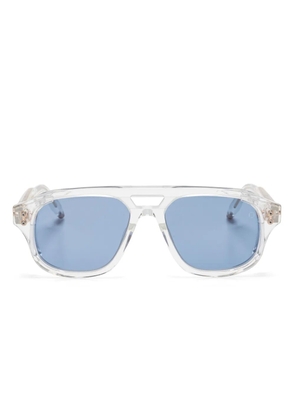 Akoni navigator-frame sunglasses - White