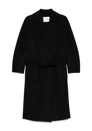 Ottod'Ame belted double-breasted coat - Black