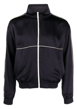 Saint Laurent zipped-up bomber jacket - Blue