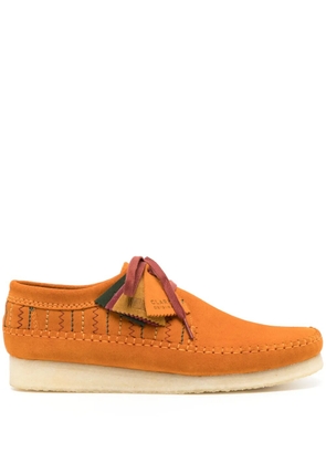 Clarks Originals Weaver suede lace-up shoes - Orange