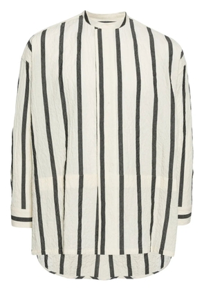 Toogood striped cotton shirt - Neutrals