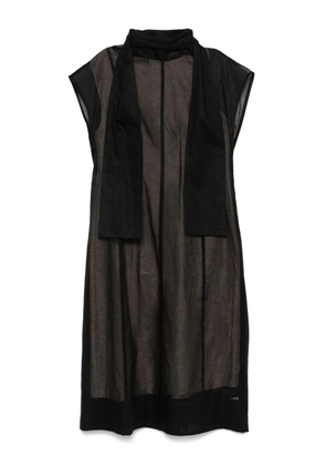 Carven scarf maxi dress - Black