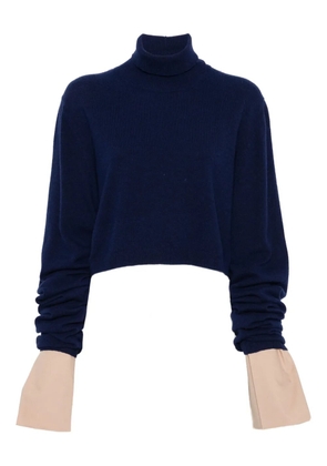 Jejia roll-neck sweater - Blue