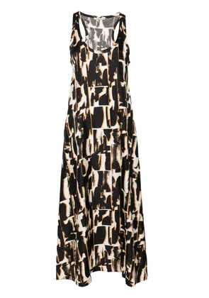 Asceno Allie silk midi dress - Black