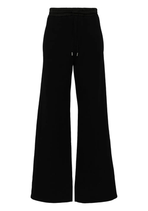 Saint Laurent wide-leg cotton track pants - Black