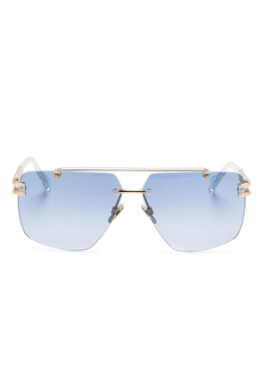 Cazal navigator-frame sunglasses - Gold