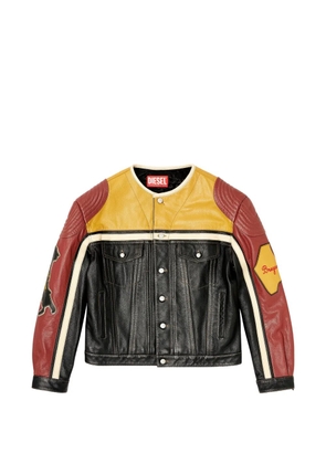 Diesel L-Coug-20th leather jacket - Black