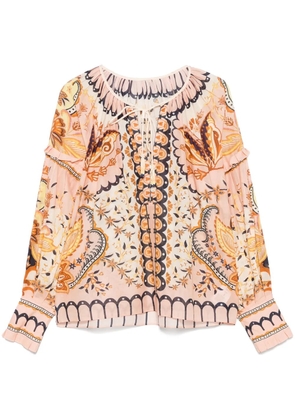 FARM Rio Jaipur blouse - Pink