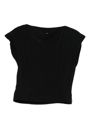 ASPESI ribbed top - Black