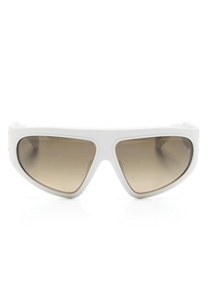 Balmain Eyewear B-Escape oversize-frame sunglasses - White