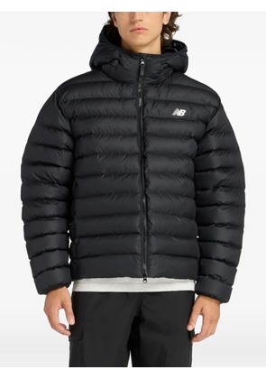 New Balance hooded puffer jacket - Black