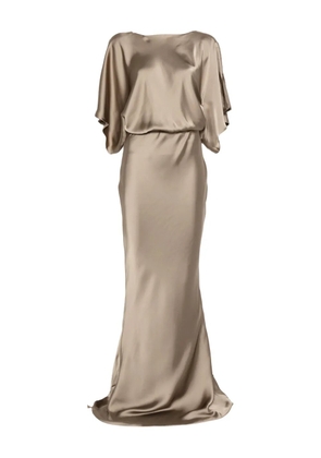 Norma Kamali Obie gown - Brown