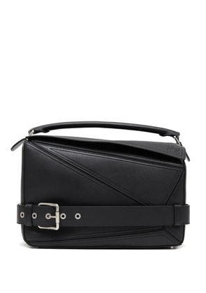 LOEWE large Puzzle Biker shoulder bag - Black