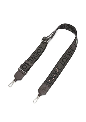 LOEWE logo-strap bag strap - Grey
