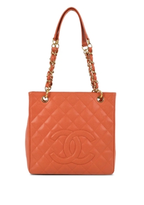 CHANEL Pre-Owned 2003 Petite Shopping tote bag - Orange