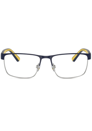 Polo Ralph Lauren rectangle frame glasses - Blue