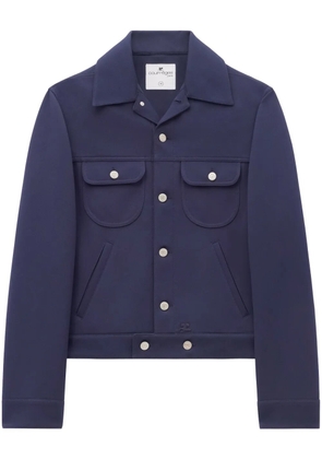 Courrèges button-up jacket - Blue