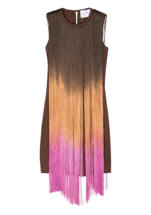 Galvan London Mobilia mini dress - Brown